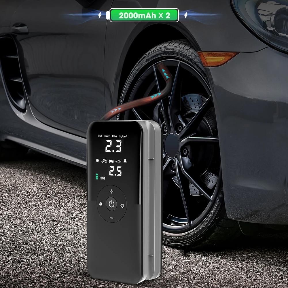 CARSUN Rechargeable Air Pump Tire Inflator Portable Compressor Digital Cordless Car Tyre Inflator For Bicycle Balls CARSUN Rechargeable Air Pump Tire Inflator Portable Compressor Digital Cordless Car Tyre Inflator For Bicycle Balls