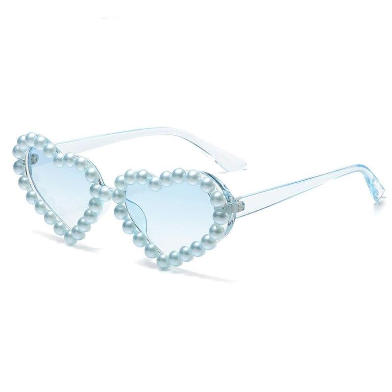 Pearl Sunglasses Women Heart Shaped Luxury Diamond Candy Color Punk Sun Glasses Ladies Lunette De Soleil Femme Eyewear gafas Pearl Sunglasses Women Heart Shaped Luxury Diamond Candy Color Punk Sun Glasses Ladies Lunette De Soleil Femme Eyewear gafas