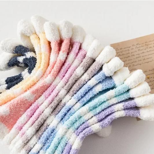 Warm Fuzzy Women Socks Candy Color Cute Heart Pattern Winter Kawaii Thick Fluffy Terry Cute Cotton Socks Christmas Korean Gift Warm Fuzzy Women Socks Candy Color Cute Heart Pattern Winter Kawaii Thick Fluffy Terry Cute Cotton Socks Christmas Korean Gift